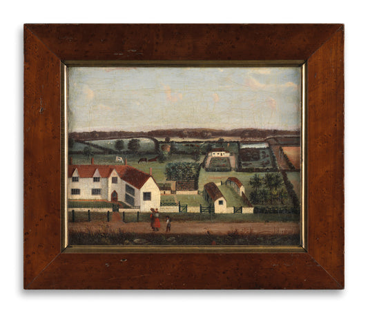 Figures Before a Country House