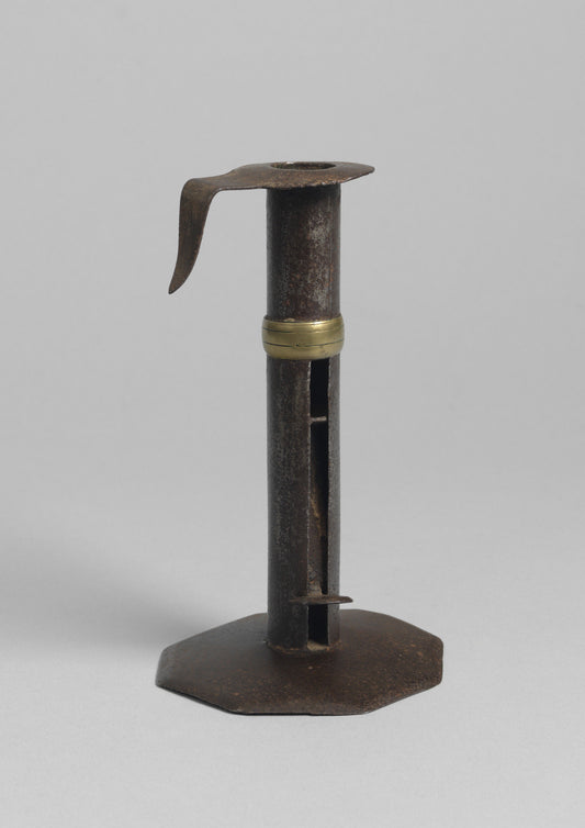 Fine 'Wedding Band Hogscraper' Ejector Candlestick
