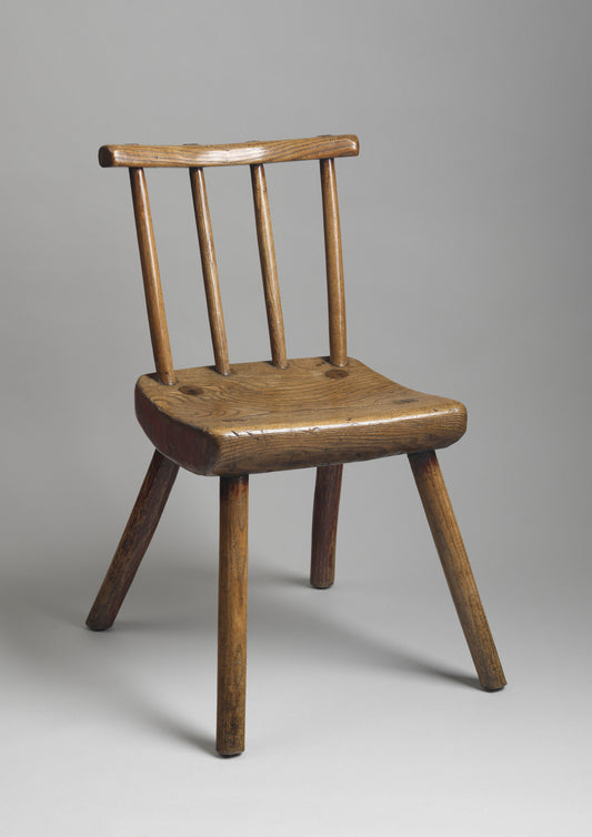 Early Windsor Back Stool