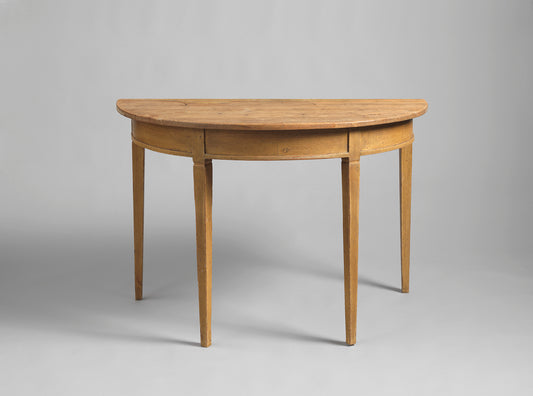 Genuine Pair of Demi Lune Console Tables