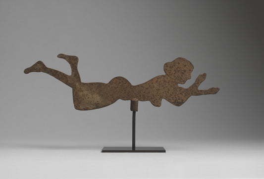 Naughty Folk Art Silhouette Sculpture 