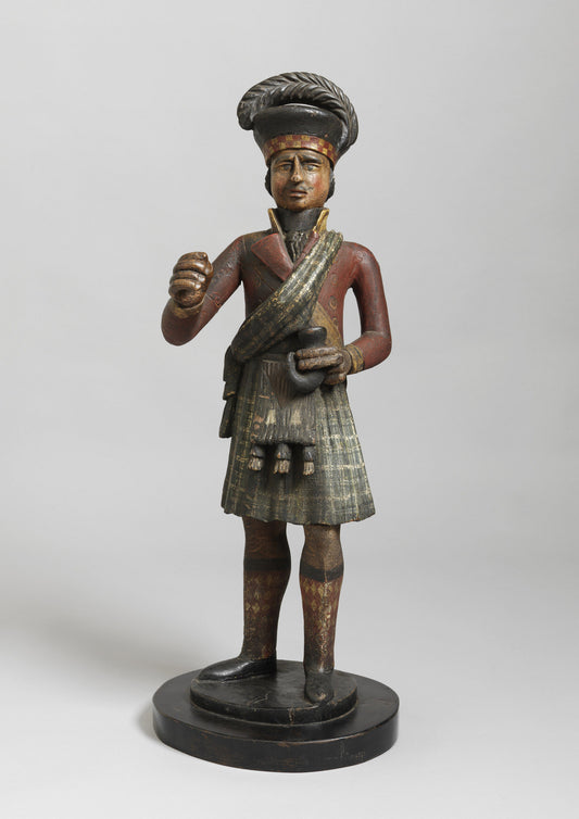 Tobacconist's Sign in the Form of a Highlander With a Mull and a Pinch of Snuf