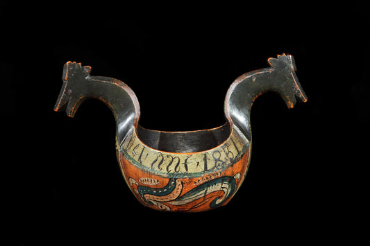 Fine Ceremonial Horse Headed Kasa