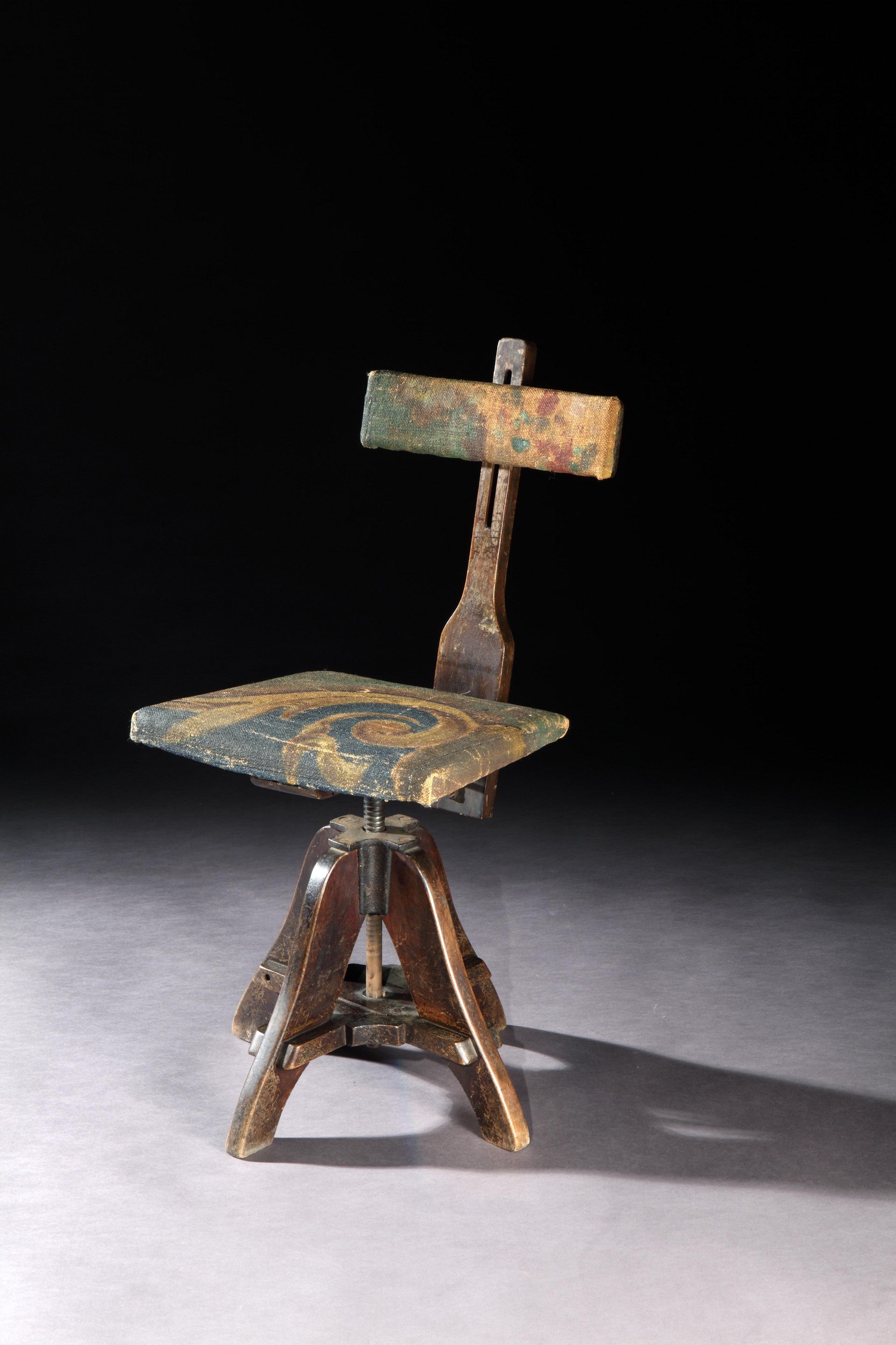 Unusual Revolving Artist's Chair
