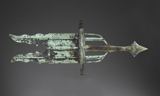 Graphic Early Banner Form Weathervane