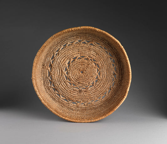 Exemplary Folk Art Woven Basket