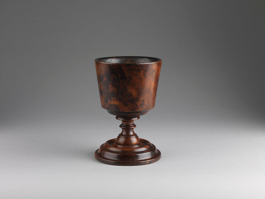 Rare Large Domestic Treenware Goblet