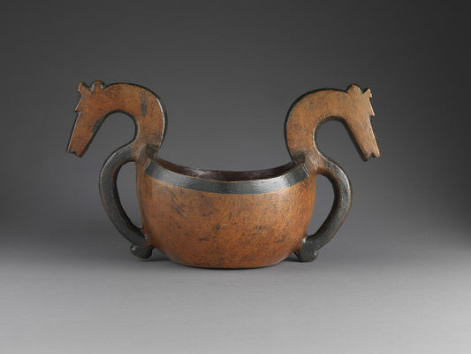 Fine and Rare Horse Headed Ceremonial Kasa