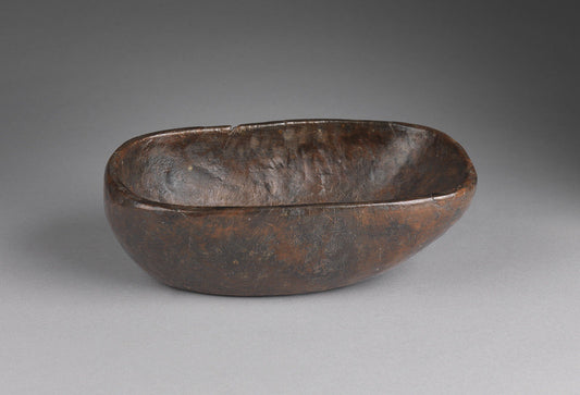 Rare Ovoid Root Wood Domestic Bowl