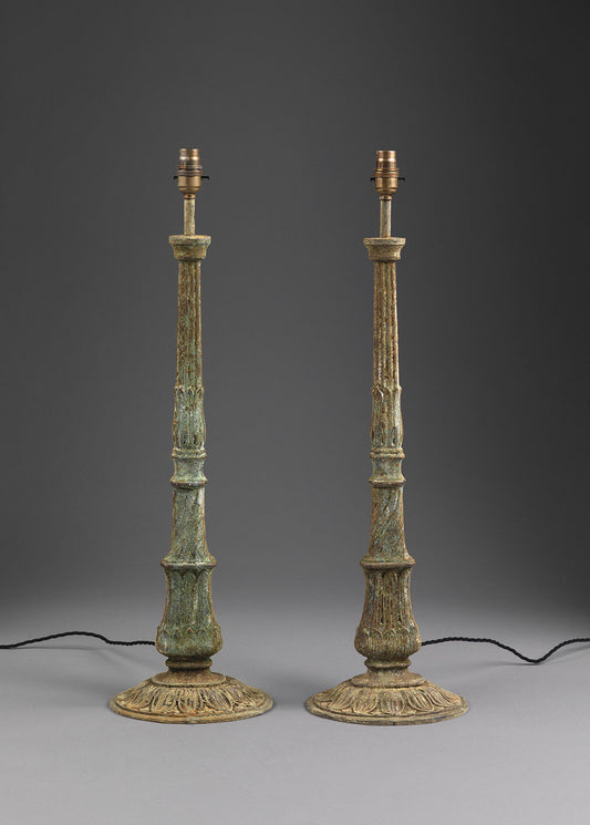 Pair of Architectural Table Lamps