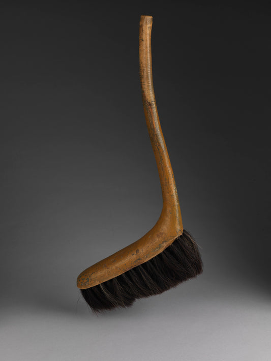 Wonderful  Naturally Formed Folk Art Hand Brush