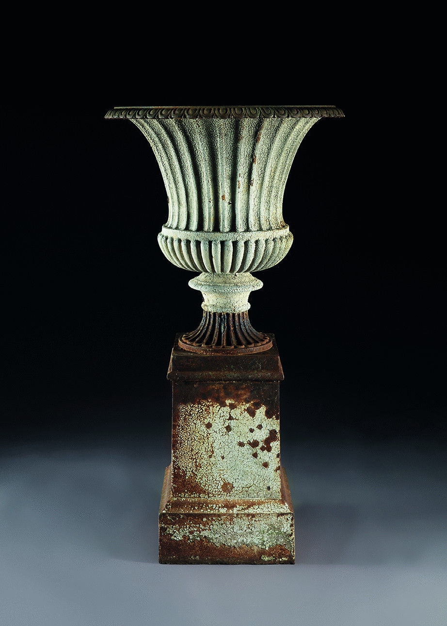 Classical Campana Shaped Urn on Original Plinth