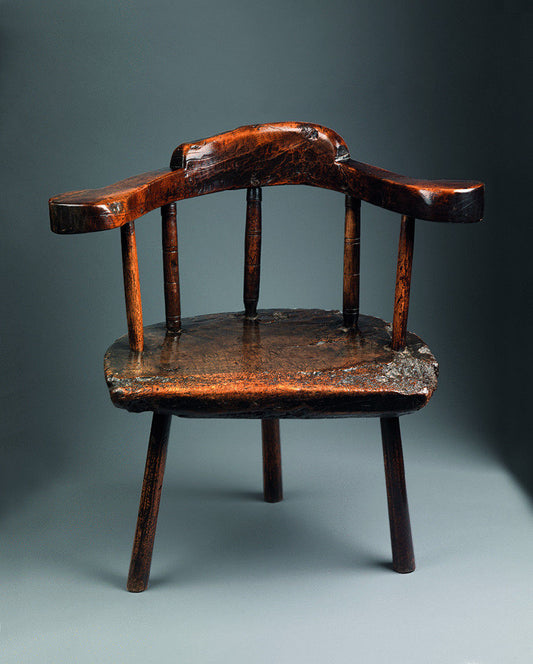 Wonderfully Sculptural Welsh Primitive Armchair