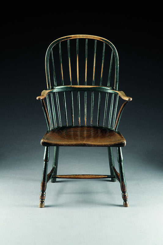 Classic Georgian Bow Backed Windsor Armchair