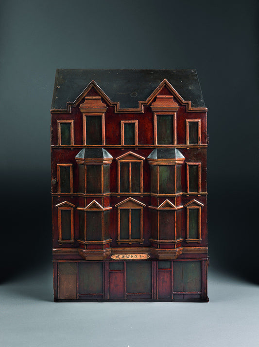 Unusual Folk Art Wall Cupboard