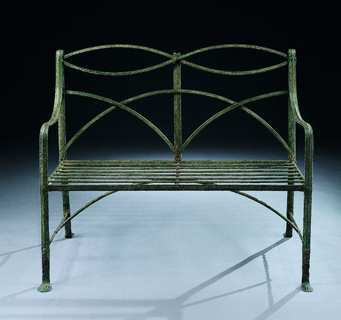 Fine Regency Period Ribbon Back Seat