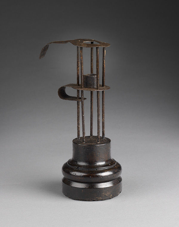 Handsome Early Adjustable “Birdcage” Stable Light