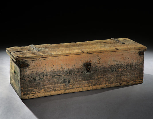 Ancient Six Plank Box Seated Bench 