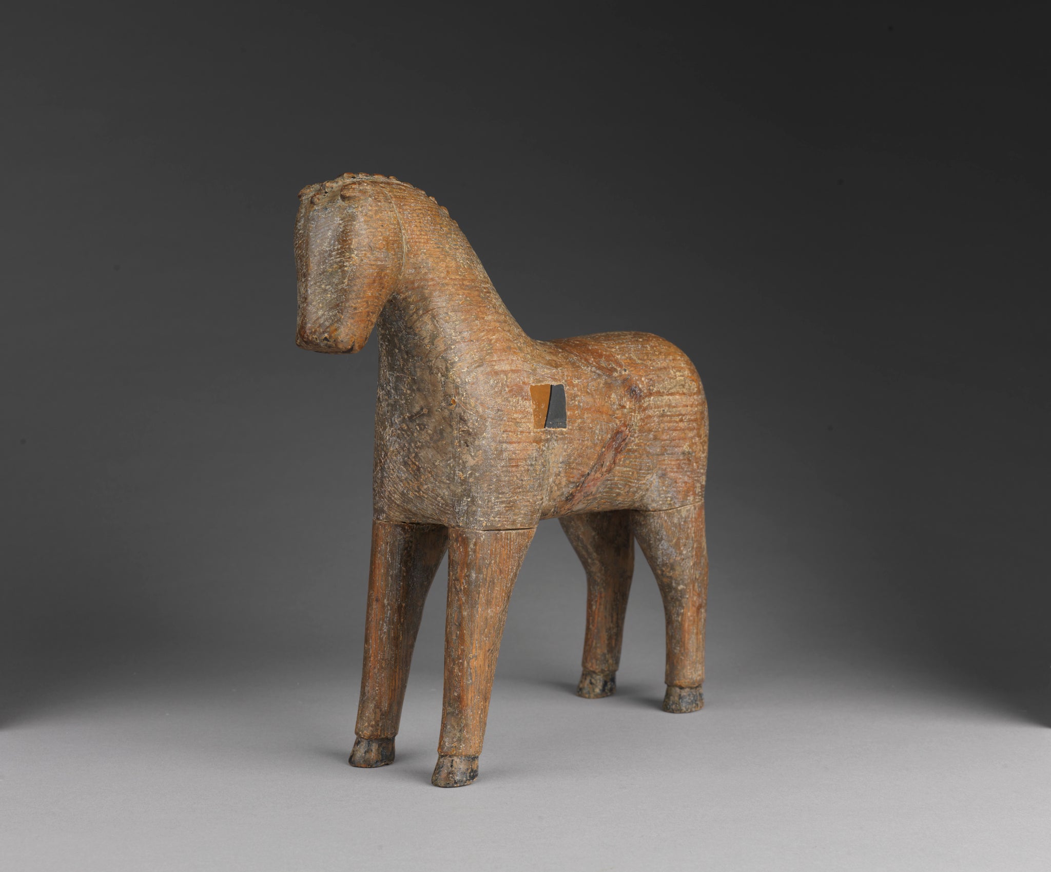 Fine Swedish Folk Art Standing Horse