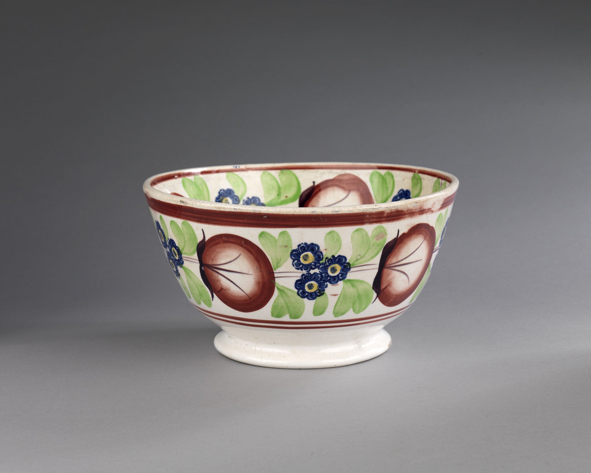 Fine Colourful Pottery Serving Bowl
