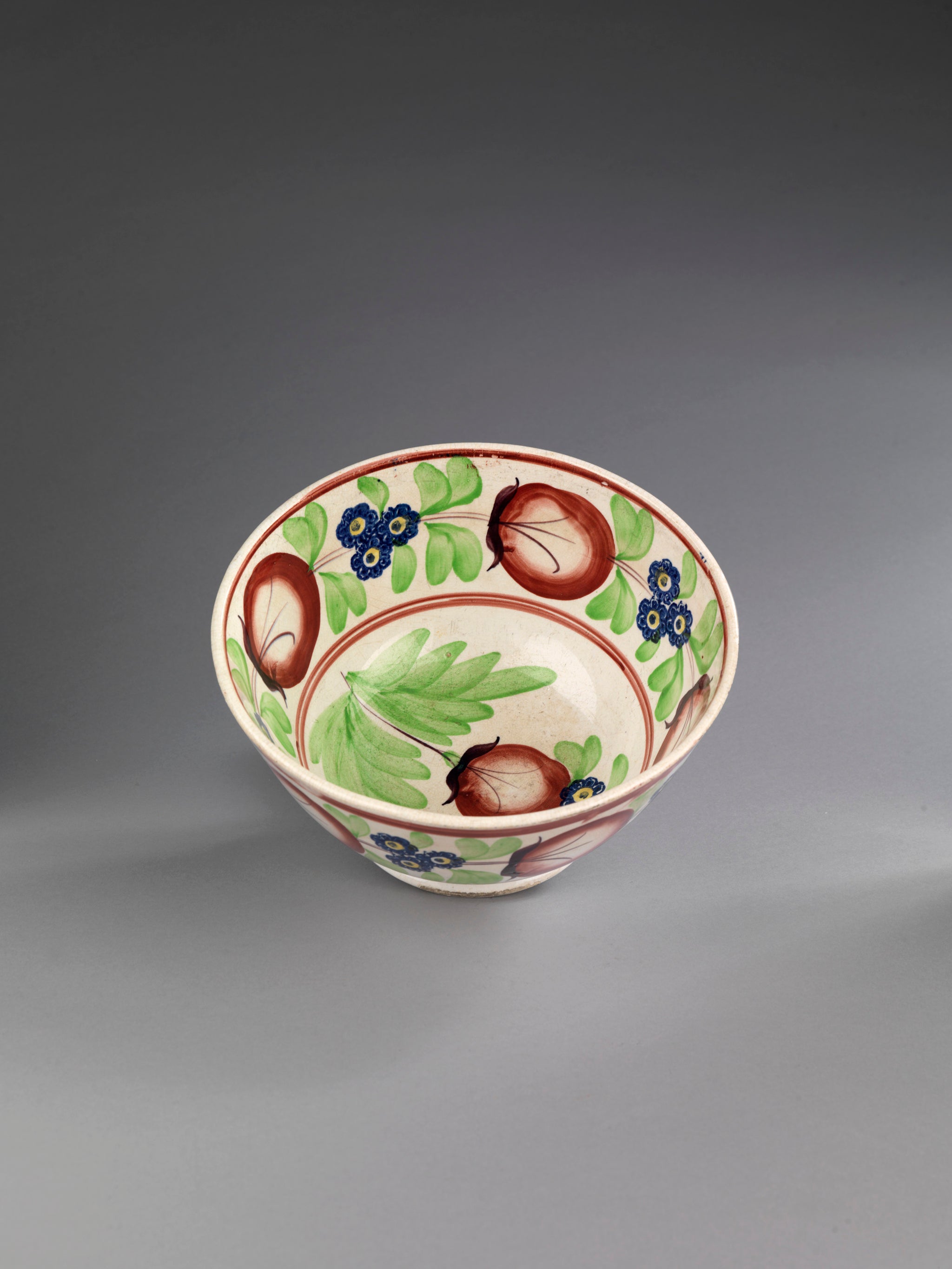 Fine Colourful Pottery Serving Bowl