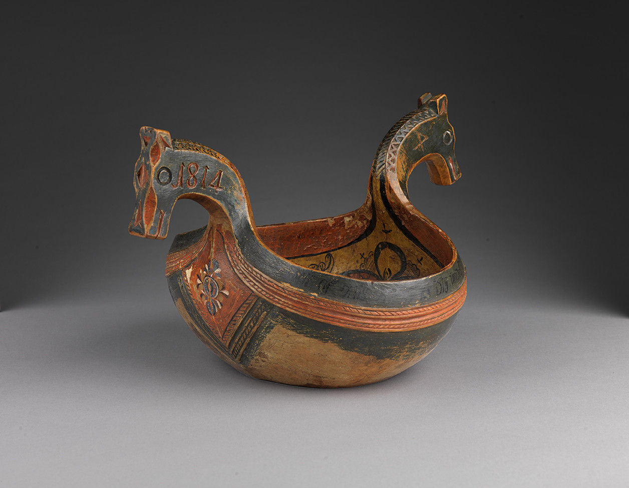 Rare and Impressive Quality Ceremonial Horse Head Kasa